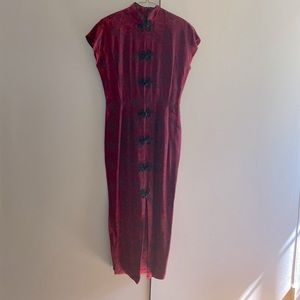 Chinese inspired long gown